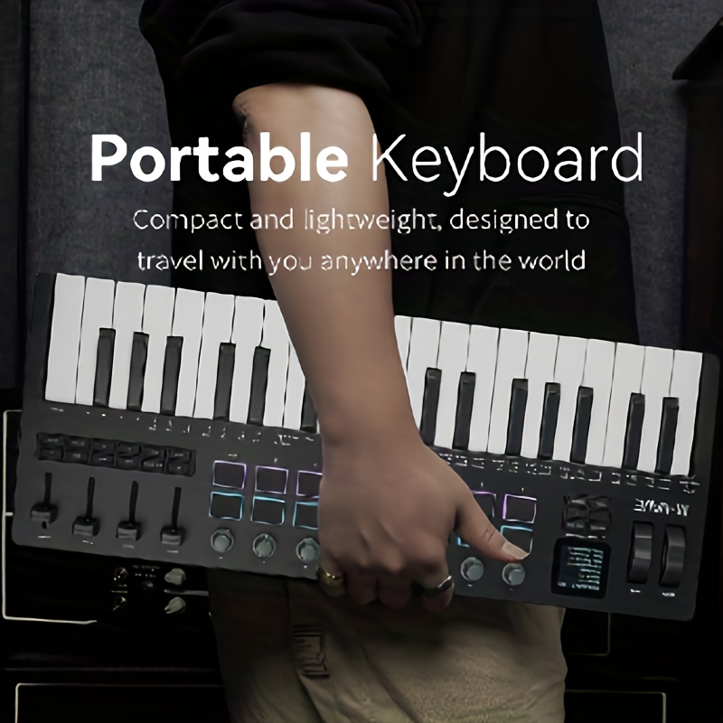 Midi Controller Pad - M-VAVE SMK37PRO 37 Key Bluetooth MIDI
