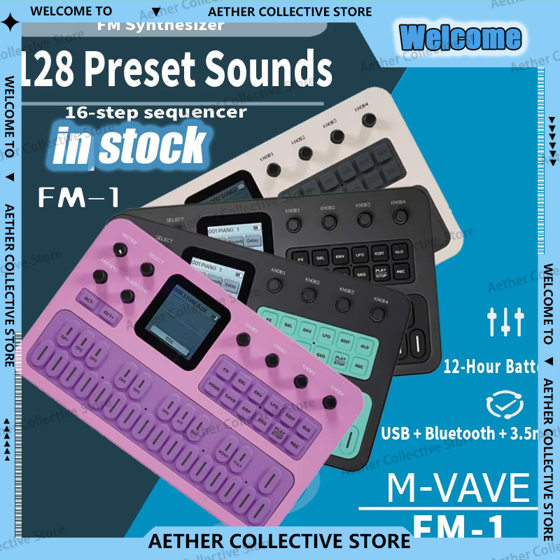 M-VAVE FM1 Pocket FM Synthesiz - đánh giá và giá Midi Controller Pad