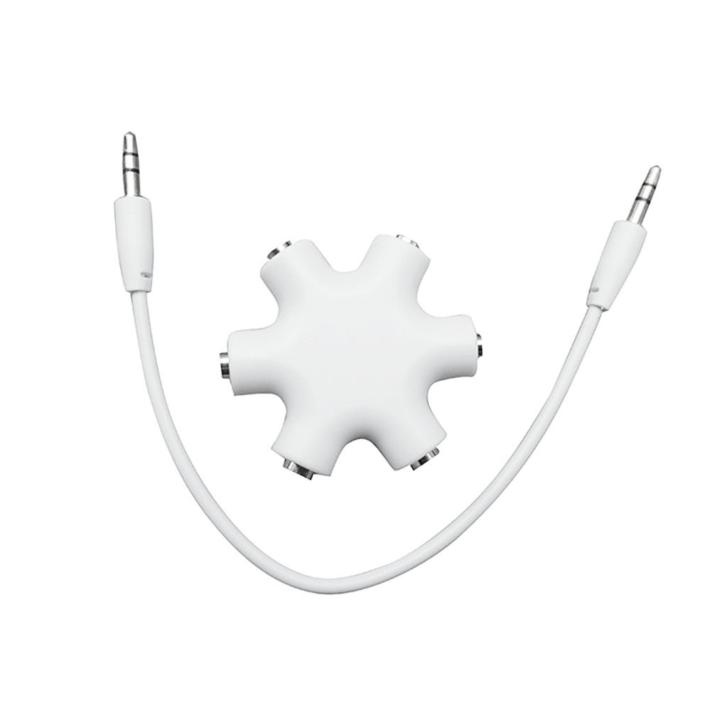 6 Port 3.5mm Snow Shape Earpho - đánh giá và giá Audio Music Dj